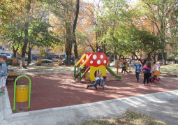 Municipality Krasna polyana-installation of children's playgrounds